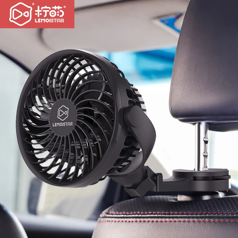 2022 Hot Sale Circulating Air Cooling Usb Rechargeable Cordless Plastic Electric Oscillating Mini Car Portable Fan With Clip