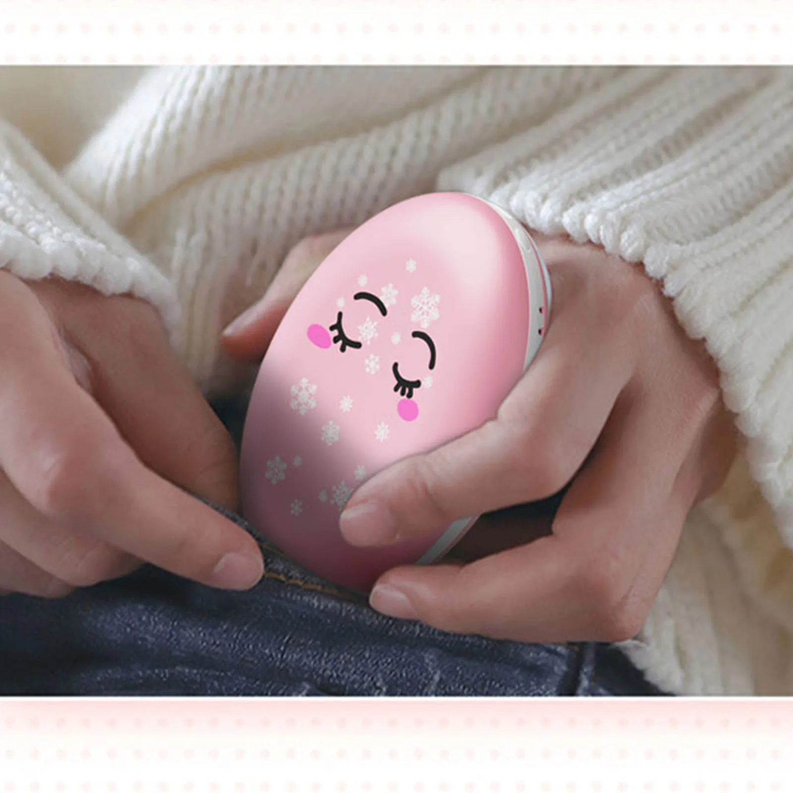 korea hot sell style cute 5000mah battery pocket usb rechargeable hand warmer