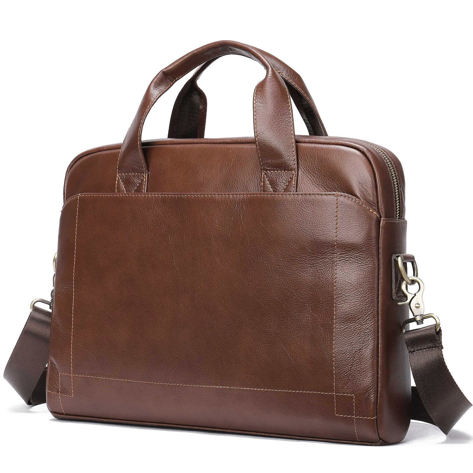 2023 High quality for men cross body Messenger Work Business laptop bag Computer Package tool bag cow leather handbags