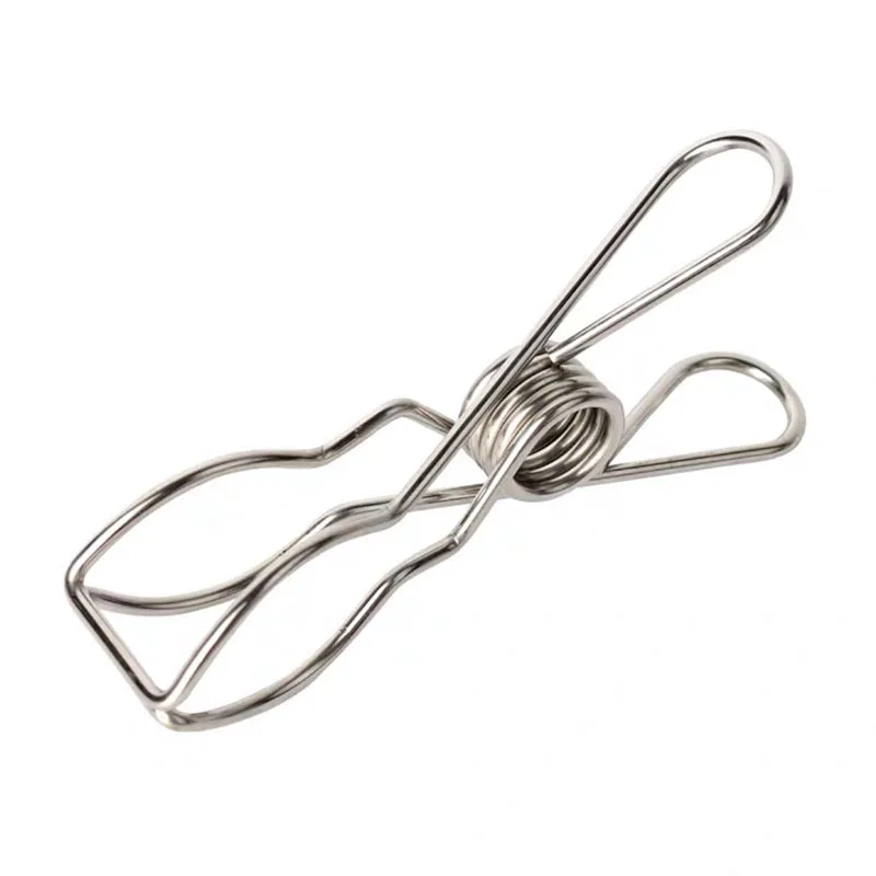 Прищепка для брюк зажим из нержавеющей стали ветрозащитный лист сушка фиксированный пружинный