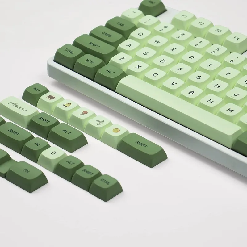 Колпачки для клавиш маття PBT 124 XDA профильная краска сублимация ANSI Набор колпачков Gateron Kailh Cherry MX механические переключатели