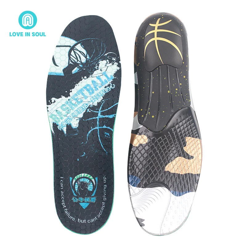 Foot Pads Sport Podiatry Orthotics Insole Unisex Sport Shoe Insole PU Arch Support Sports Shoe Insole