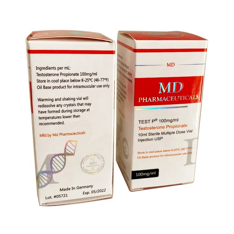 VB-390 Pharmaceutical tablet steroid vial box 100IU oral injection paper box BOLD 250 mg/ml small box for 10ml vials