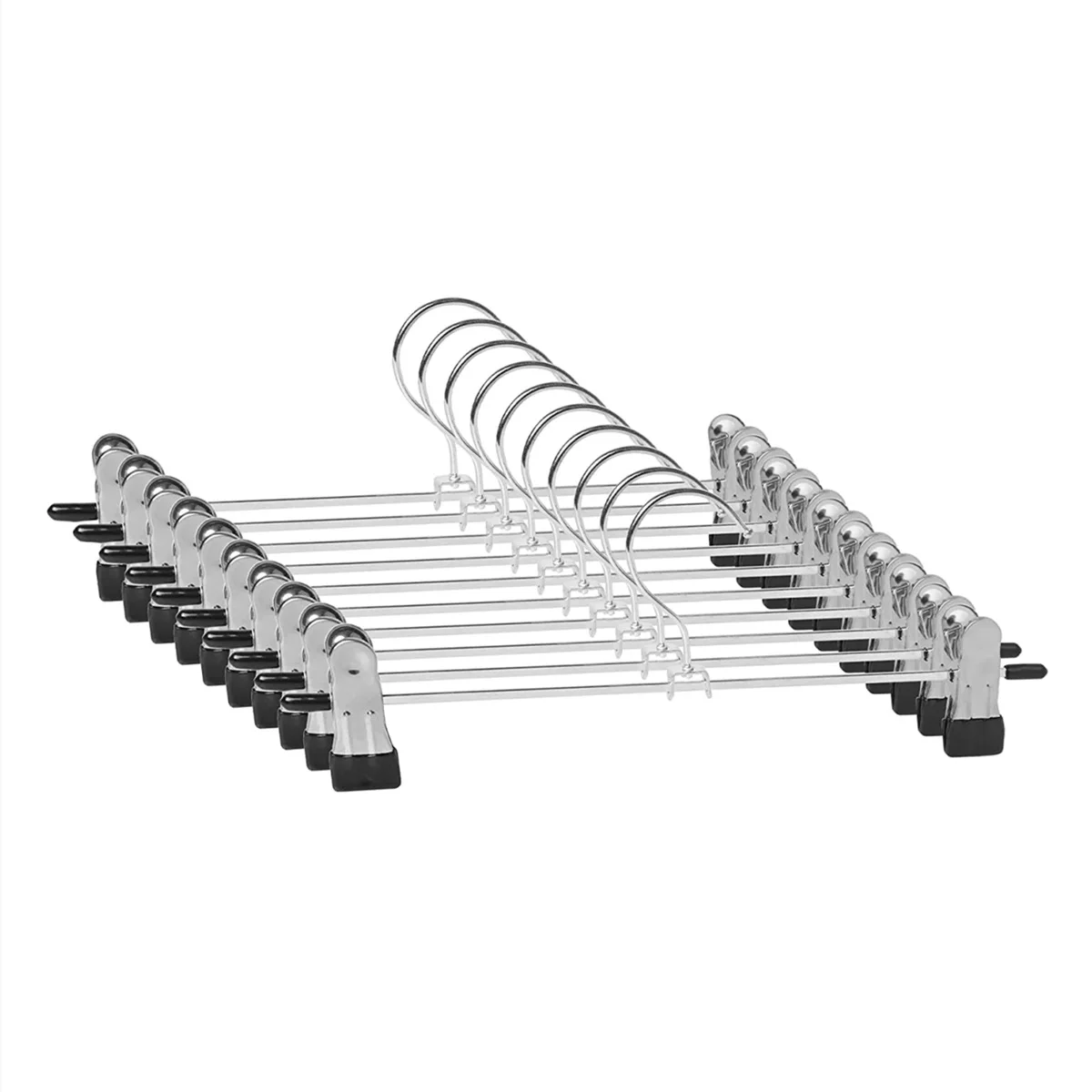 Wholesale Metal Trousers Clip Skirts Clip Clothes Coat Hanger Pants Hangers Space Saving