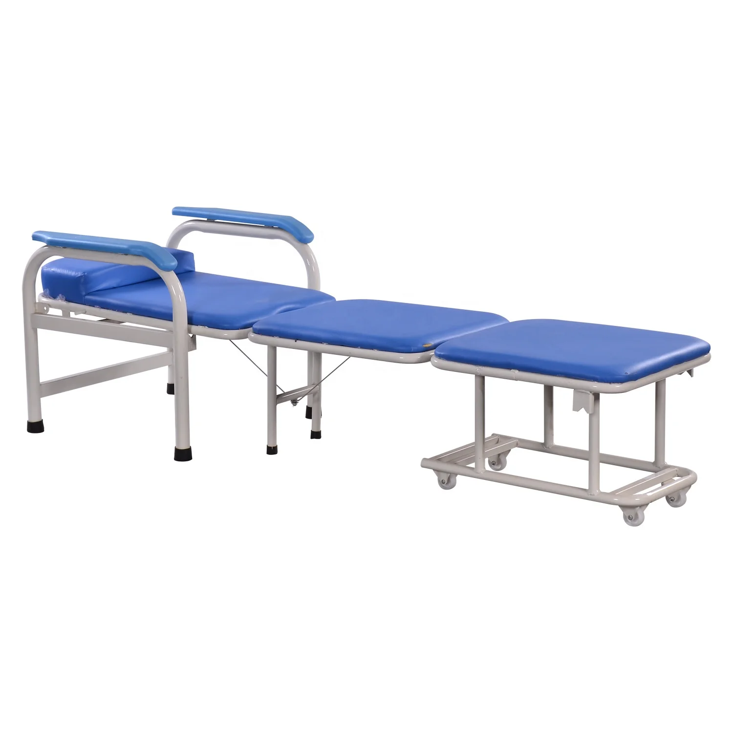 Foldable Accompany Hospital Nursing Chair ALK06-AZ01 Hospital Furniture Metal Hosipital