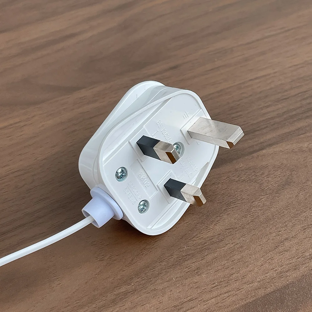 Best Conductive PU Esd grounding cord with UK  plug portable connect with earthing cord for silver bed sheet