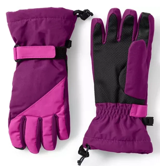 Womens Mens insulated downhill gloves For Winter Outdoor Sports
