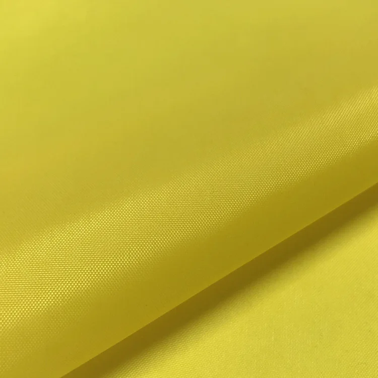 70D 190t nylon taffeta fabric PU and silicone coating
