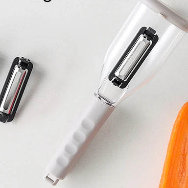 Plastic orange vegetable peeler machine for kitchen peeler 3 in 1 dicer plus multi-function peeler slicer