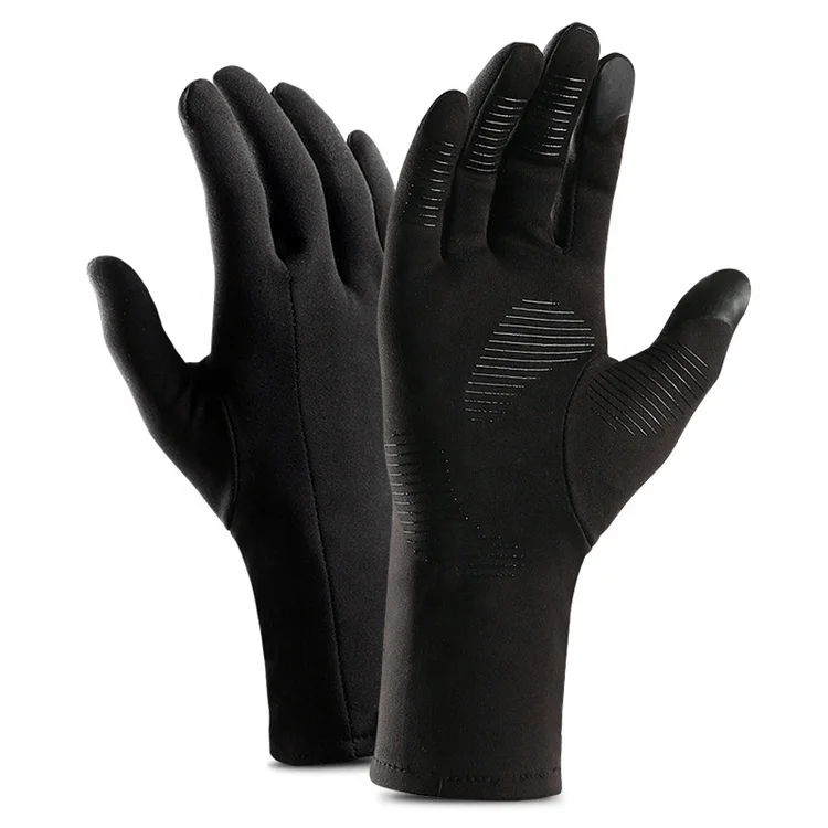 Wholesale prices 2022 Hot sale touchscreen Custom Anti Slip Silicone Gel Winter Thermal Warm Fleece Lining Cycling Bike Gloves