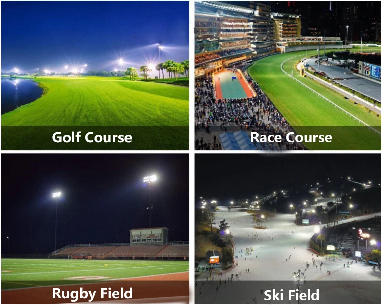 Modular Fin Cooling 130lm/w Stadium Outdoor Ip66 Waterproof Led Flood Light 50w 100w 150w 200w Flood Light