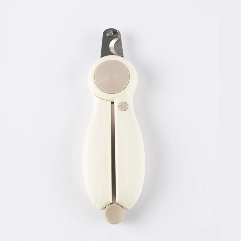 Cat & Dog Nail Clippers with LED Light, Cat Trimmer with Hidden Nail File to Avoid Over-Cutting