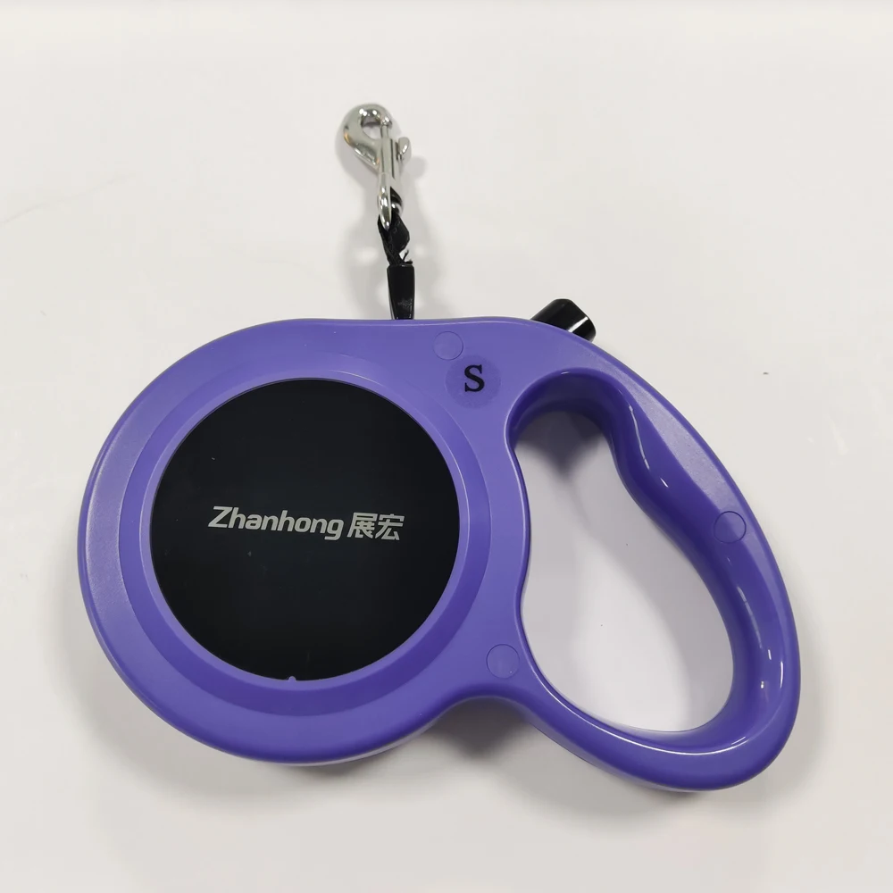 No MOQ Strong Tension Pet Training Nylon Rope Environmentally Friendly ABS Materials Retractable Dog Leash