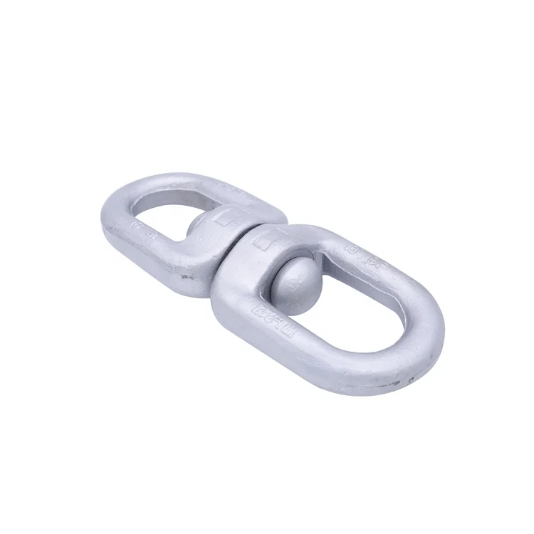 Heavy Duty Best Selling G401JIS Type Forged Electric Galvanized Chain Swivel for Lifting