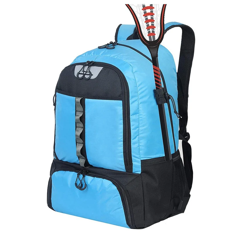 Custom new lacrosse backpack men girls baseball bag large capacity sports field hockey gear bag backpack