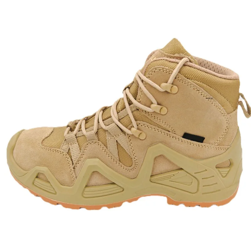 Custom Brown Tactical Green Nail Proof Half Breathable Boots With Boots Combat Black Under Armor Waterproof Leather Kids