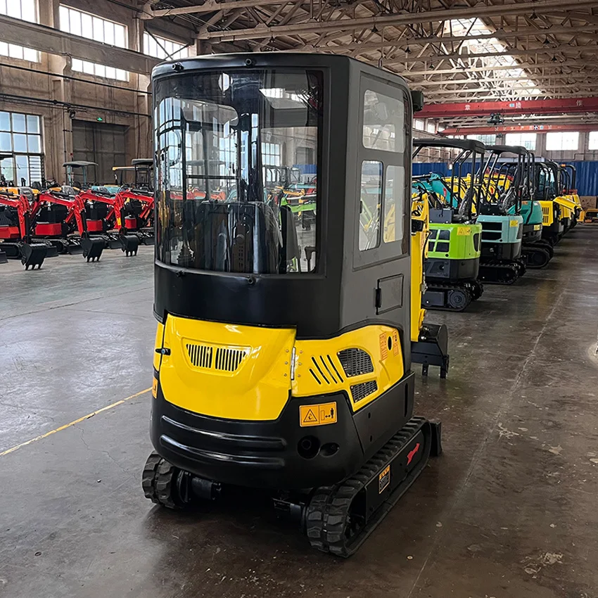 FREE SHIPPING Mini Excavator 1.5 Ton EPA Farm New Crawler Digger Kubota Engine Chinese small Excavators 1 ton 2 ton Machine