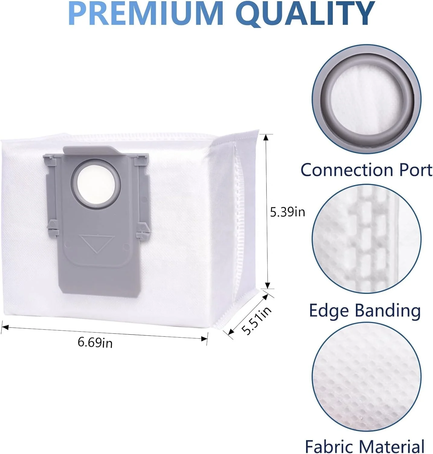 Durable Office Home Roborock S8 S7 Vacuum Cleaner Bag Vacuum Cleaner Accessory