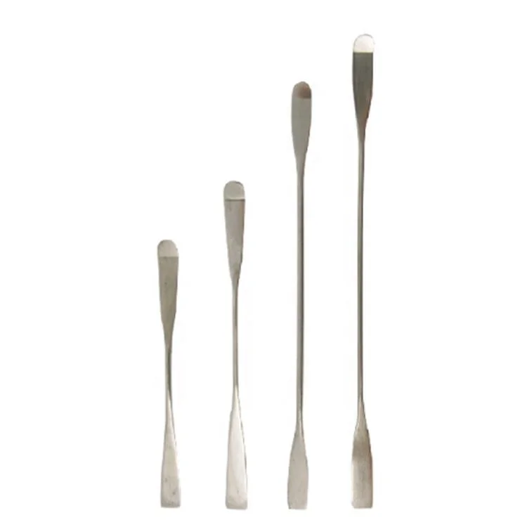 
School laboratory set mixing lab metal stainless steel spatula 