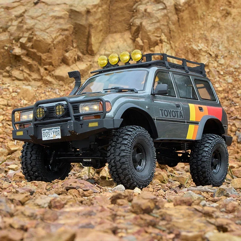 1:10 FMS FCX10 LC80 Land Cruiser RC автомобиль 4WD 80 RS с высокоскоростной трансмиссией и полностью светодиодными лампами для внедорожных приключений