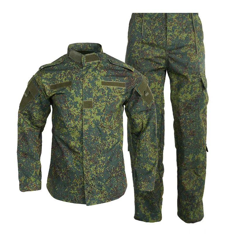 Men Tactical Uniforms Acu Universal  Suit Camouflage Ripstop Security Guard Uniform