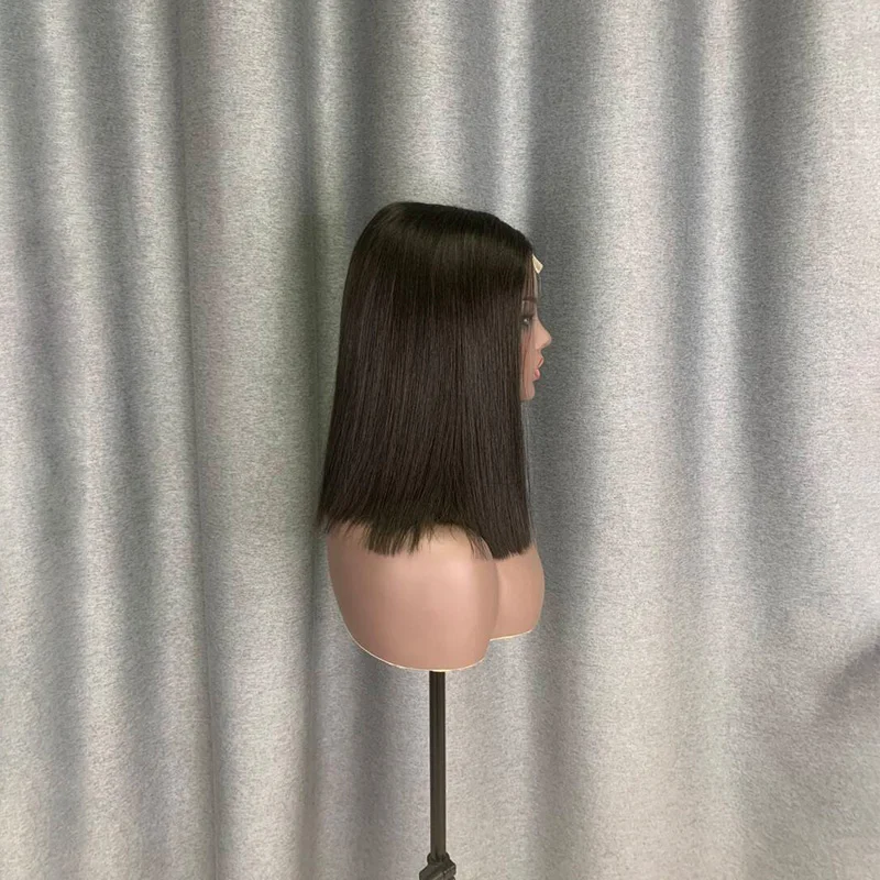 Wholesale 14A high quality middle part 2x6 lace closure raw vietnamese bob glueless human hair wigs