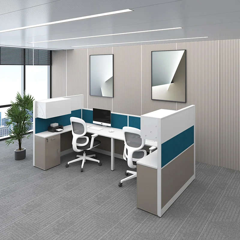 One Stop Modern coworking spaces Soundproof modular office cubicle workstation desk office furniture table office workstations