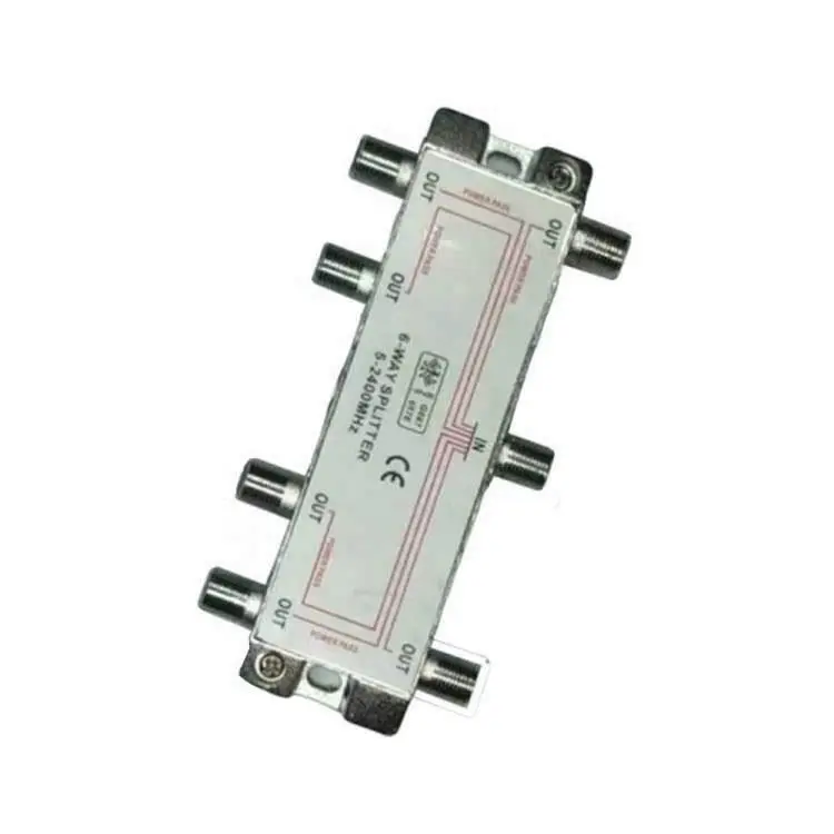 Indoor Catv Tap Splitter 6 Way For Frequency 5-2400mhz