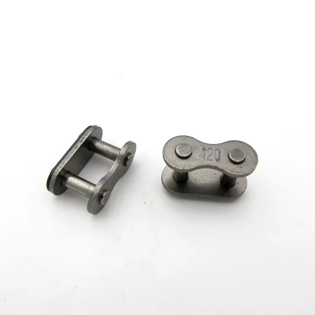 Customized 428/420/25H/T8F/415H Motorcycle Chain Lock Buckle Easy To Install Strength and Great Durability