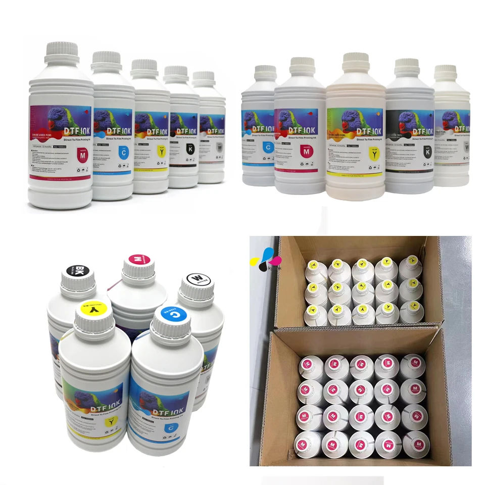 1000ml Digital DTF Textile Ink For Epson Transfer I3200 4720 L1800 L805 All Printing Printers  dtf ink supply