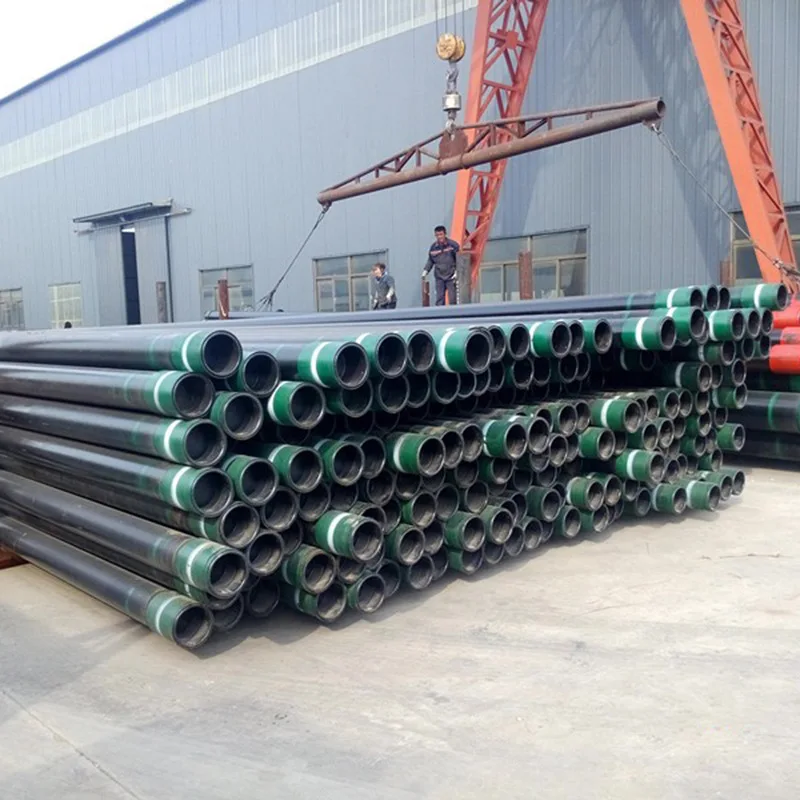 API 5CT Oil Field Supply Seamless Steel Pin x Box J55 K55 N80 L80 P110 EUE NUE BTC STC LTC  6.5 8 7 inch Oil Casing Pipe