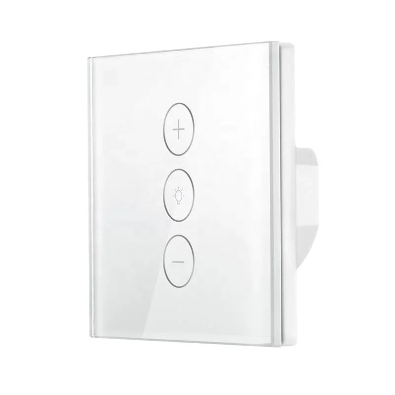 Tugo Smart Waterproof 220v European Market Touch Wall Smart Wifi Dimmer Switch Zigbee Wifi Controlled 220v Light Switch Google