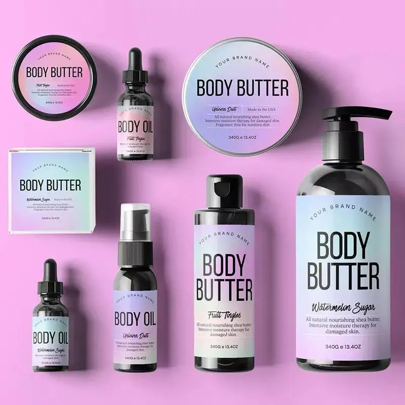 OEM Factory Price 3 Proofing Packaging Label Cosmetics Label Stickers Adhesive Paper Logo Sticker with Best Service