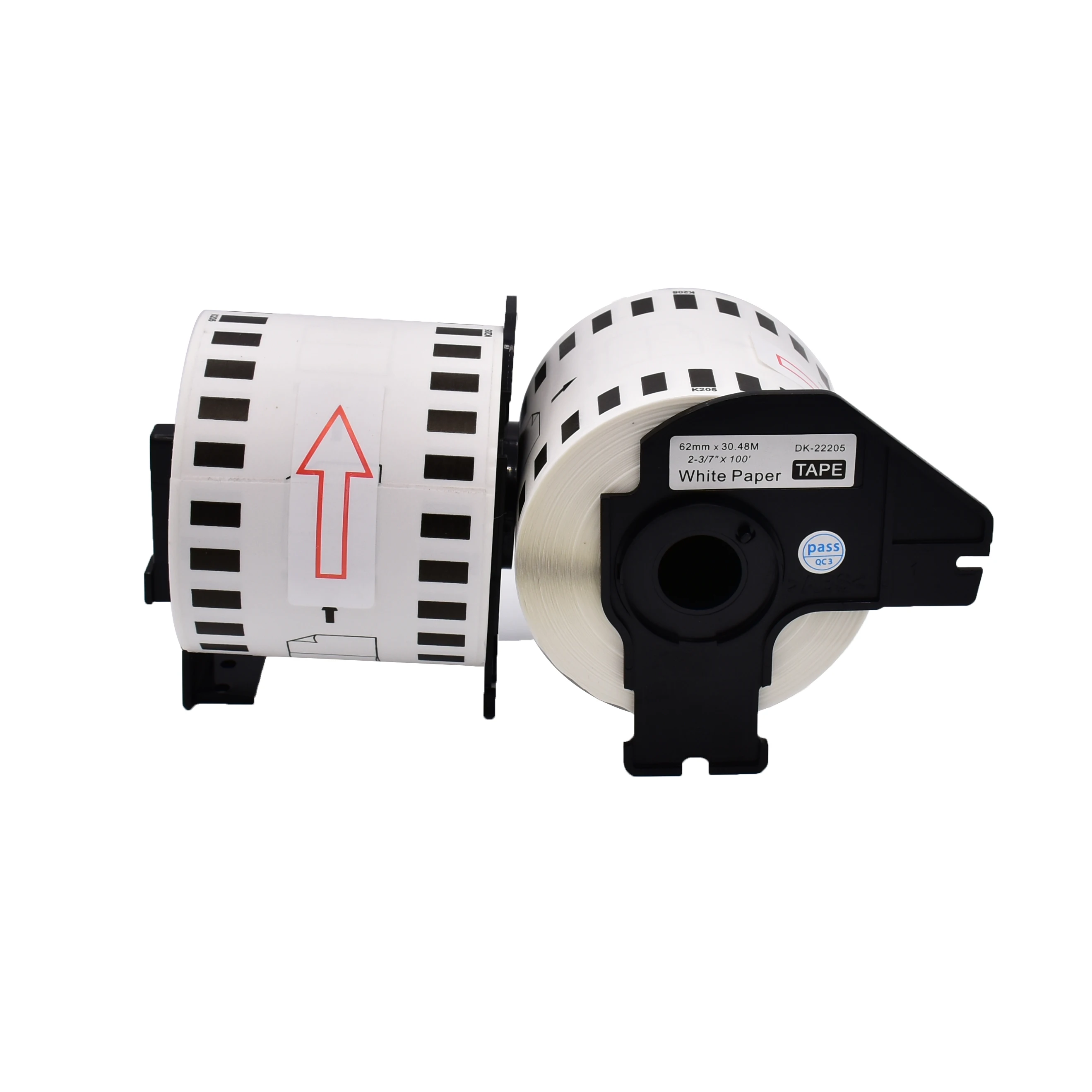 PUTY compatible DK thermal label black on white 62mm*30.48m dk shipping labels DK-22205 For brother QL printer