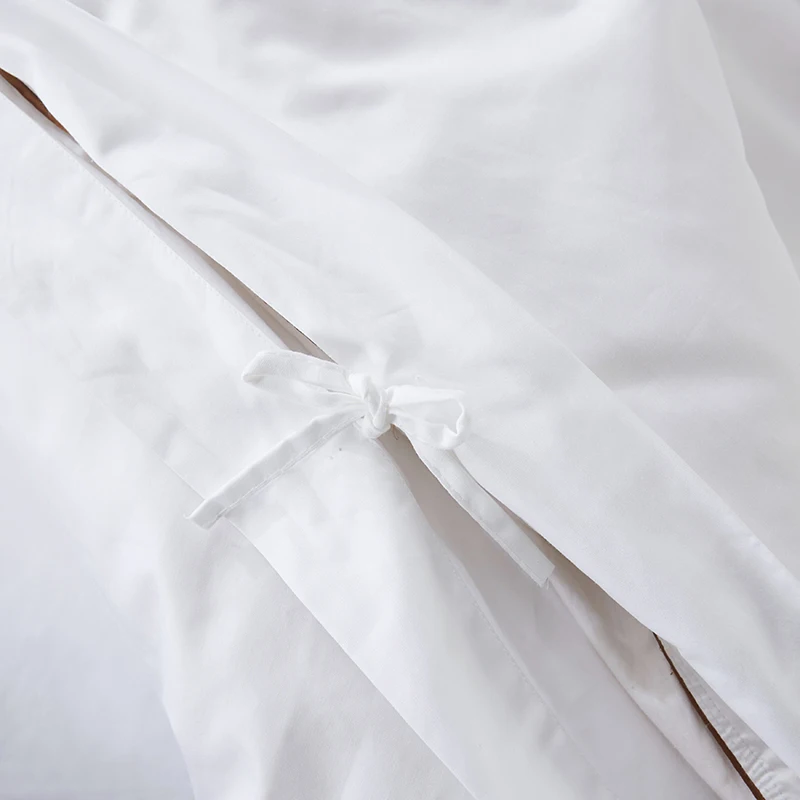 Wholesale Weave White Plain Bed Linen OEM Accepted 100% Cotton hotel bedding egyptian cotton high thread count