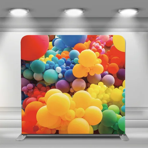 Factory direct modern fabric show display standard aluminium frame profiles exhibition booth for wedding baby shower