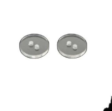 Hot Sale High Quality Design Plastic 2 Hole Transparent Shirt Button for Clothing