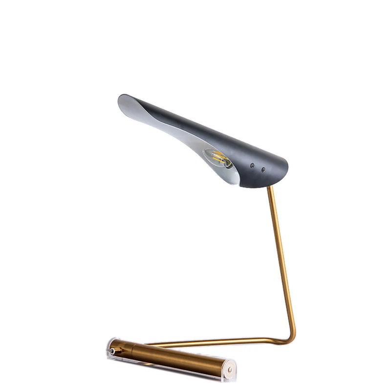 
Modern Nordic Design Minimalist Style Creative Metal LED Table Light For Hotel Home Study Bedroom 