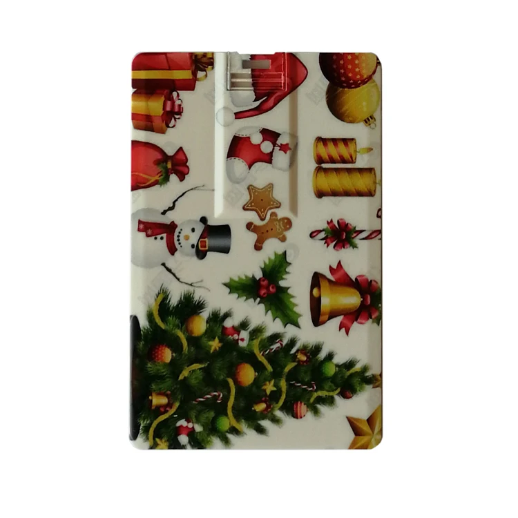 Promotional advertising gift business credit card USB flash pen drive Memory sticks with Metal Tin box and full color imprint