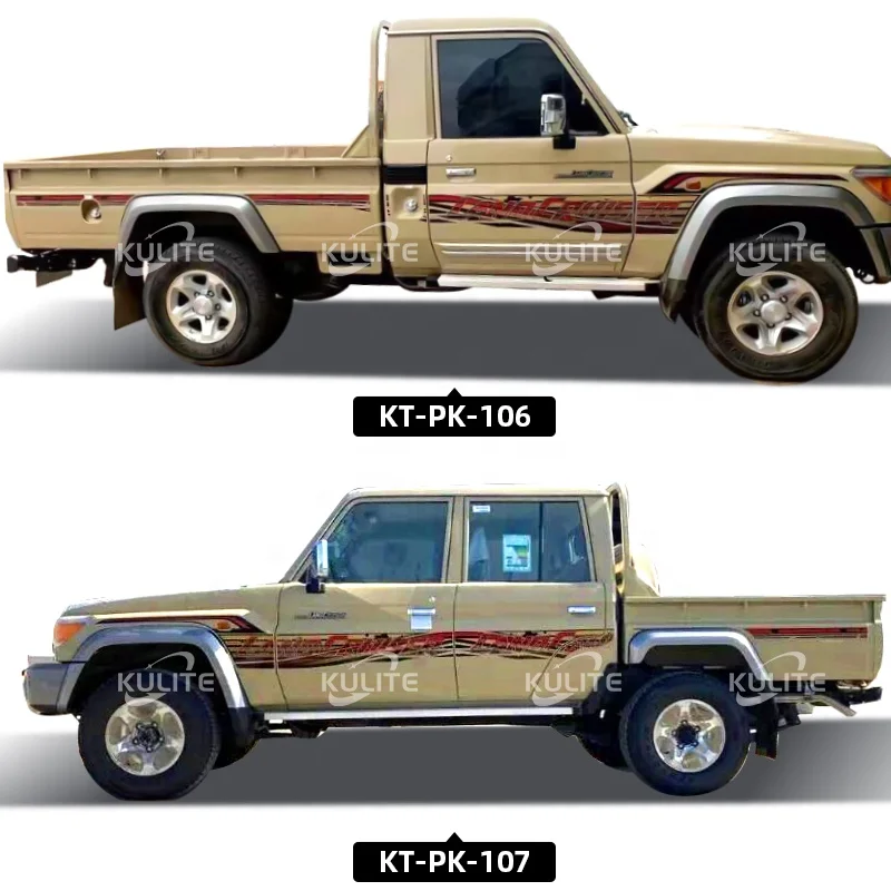 2022 Newest Model Car styling lc 79 lc76 for Land Cruiser Pickup Sticker Car Doors Vehicle Body Stripe