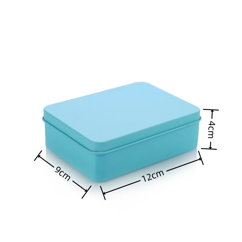 Wholesale Low Price Metal Square Hat Christmas Candy Tin Box for Cookie Chocolate Box Tin Packaging With Lid