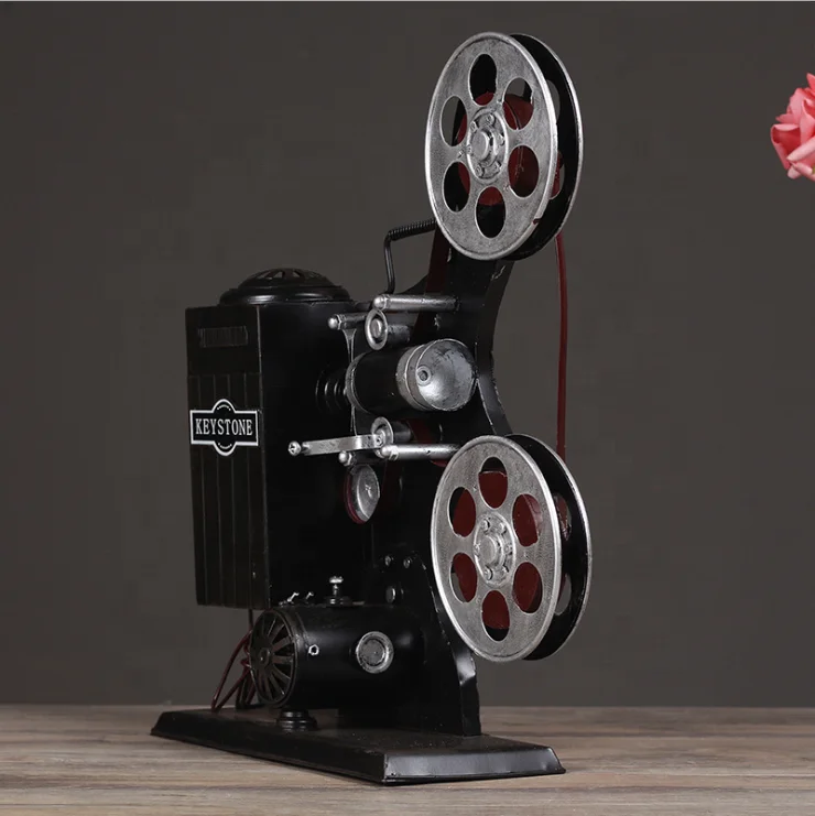Movie history object old-fashioned film projector decoration home decoration nostalgic recorder Creative furnishings