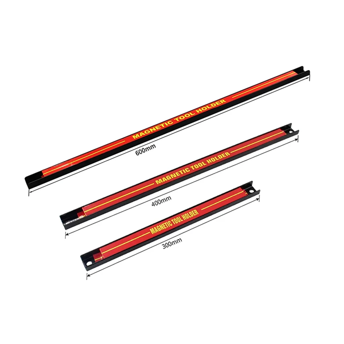 LARIX 3 PCS Magnetic Knife Holder Tools Bar Magnetic Rack Set