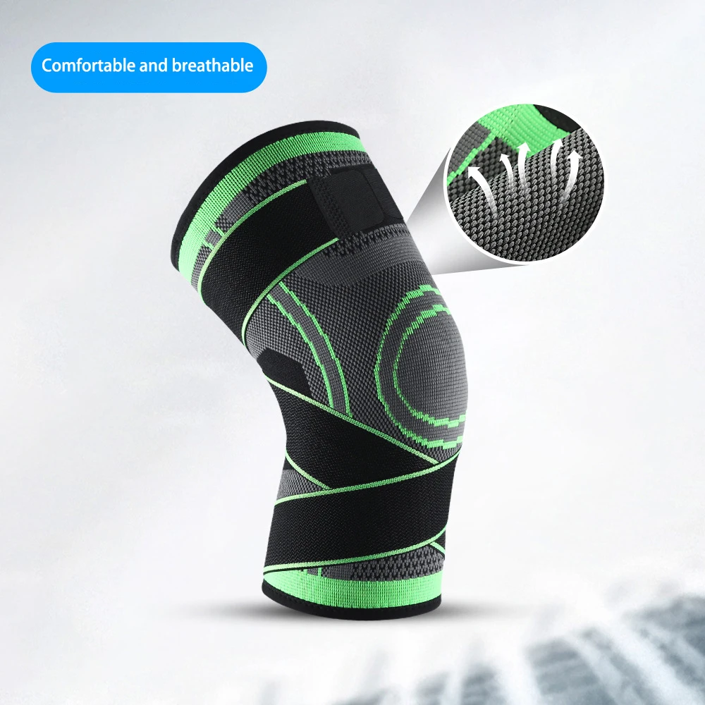 High Elastic Nylon joint Support Knee Pads Basketball Cycling Breathable Compression Knee Pad Knee Support