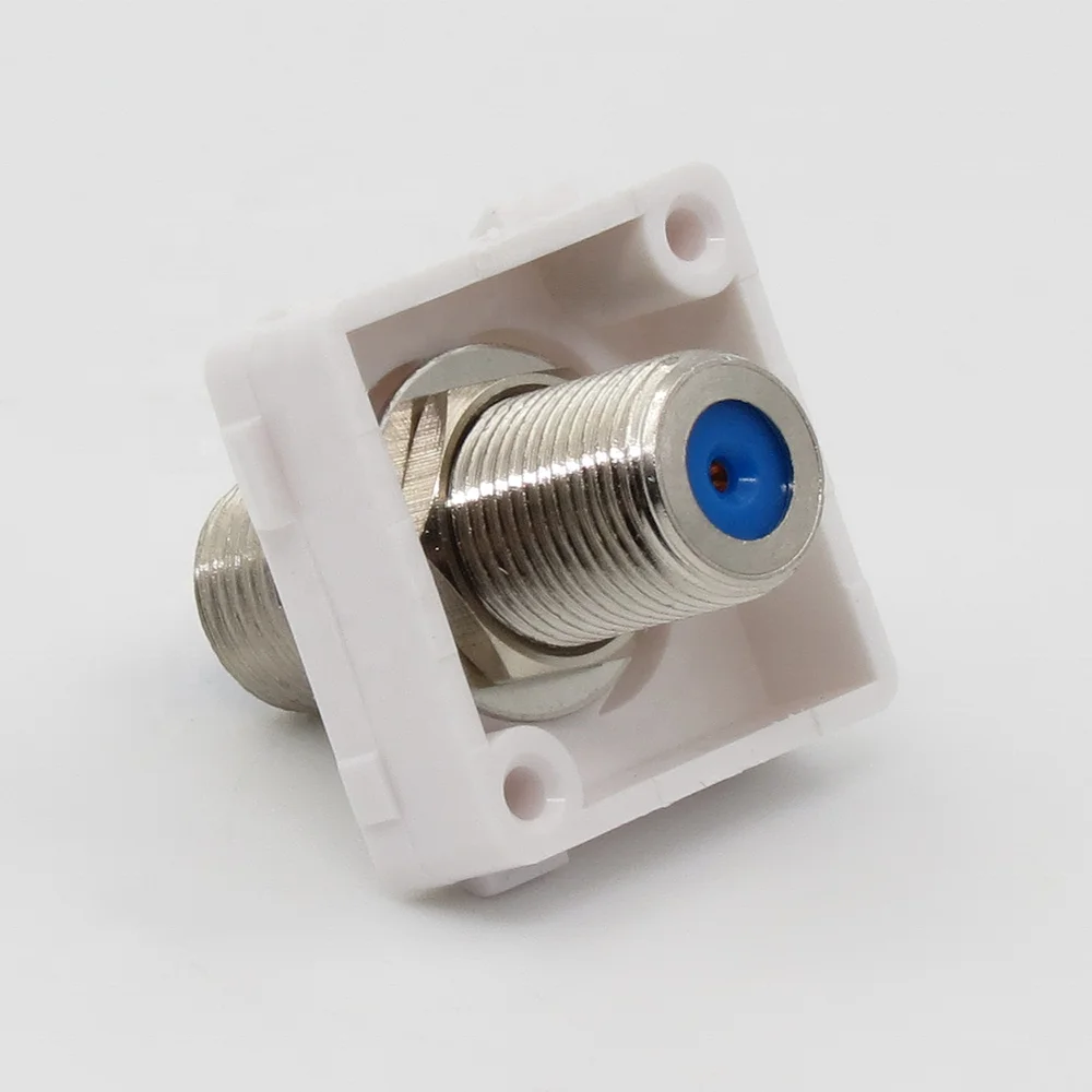 F type coaxial connector for tv antenna audio jack