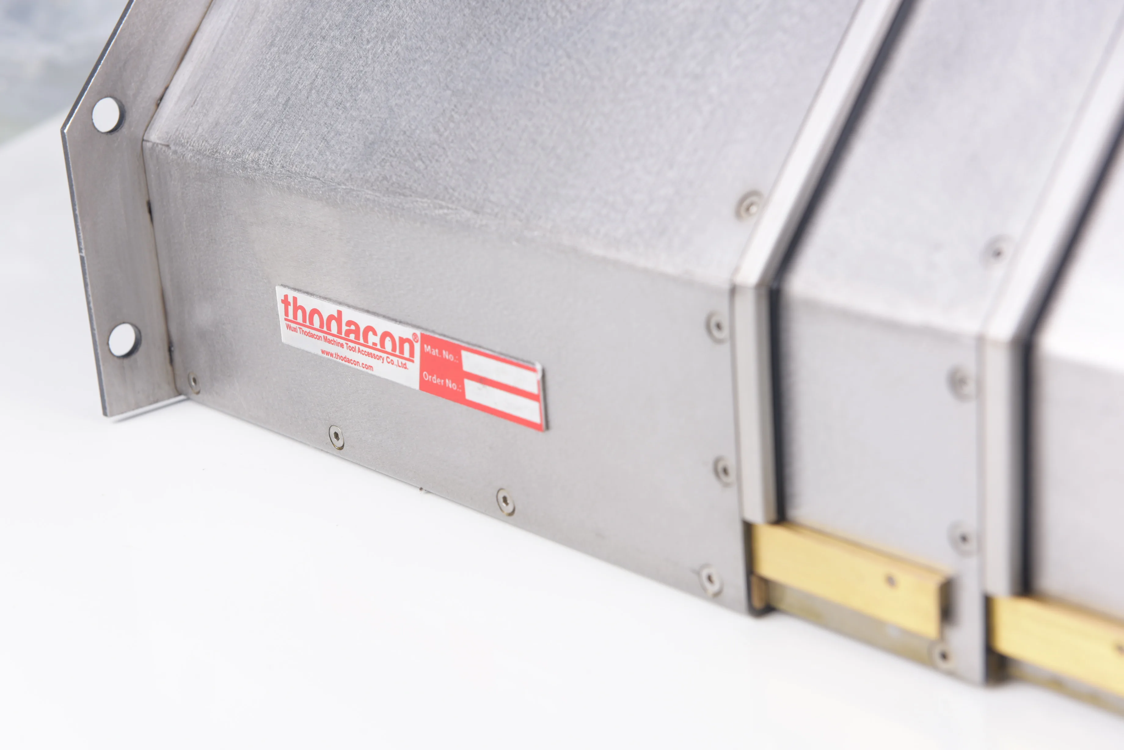 Superior Quality Cnc Steel Telescopic Cover Rubber Strips Telescopic Steel Covers