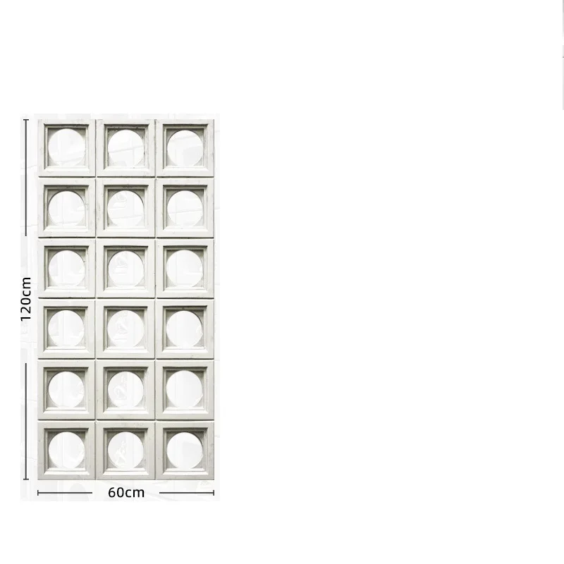 Factory Polyurethane Cultural Foam Artificial Decoration Pu Stone Wall Panel Pu Nine-grid Decorative Wall Panel