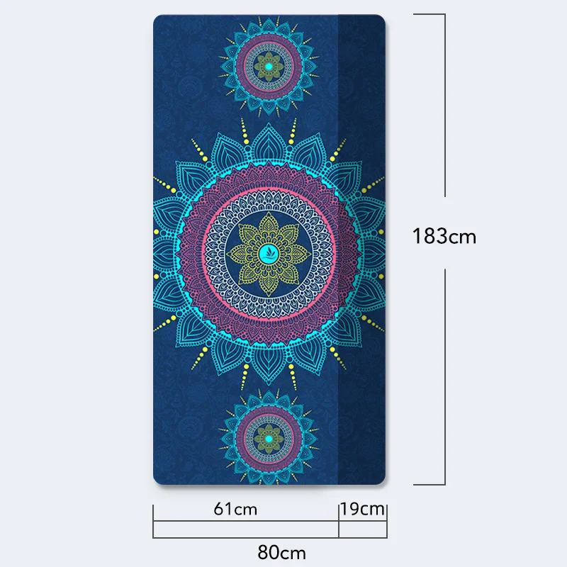 mat de yoga fitness folding exercise Fitness eco friendly pilates TPE nature rubber thick organic yoga mats printed bag