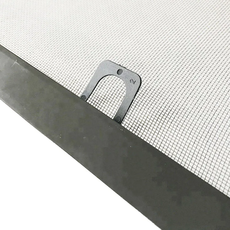 Custom Aluminum  Fiberglass Netting Single Hung Screen Window Zanzariera Aluminum Frame Screen Window