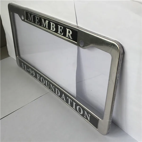 number custom car frame license plate